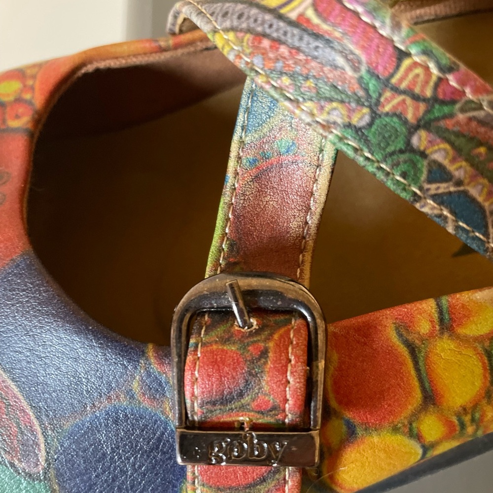 Goby Multicolored Clogs Size 37. Dragonfly, Artsy… - image 7